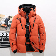 Load image into Gallery viewer, High Quality Winter Jacket Men Hooded Thick Warm Duck Down Parka Coat Casual Slim Down Mens Overcoat Many Pockets